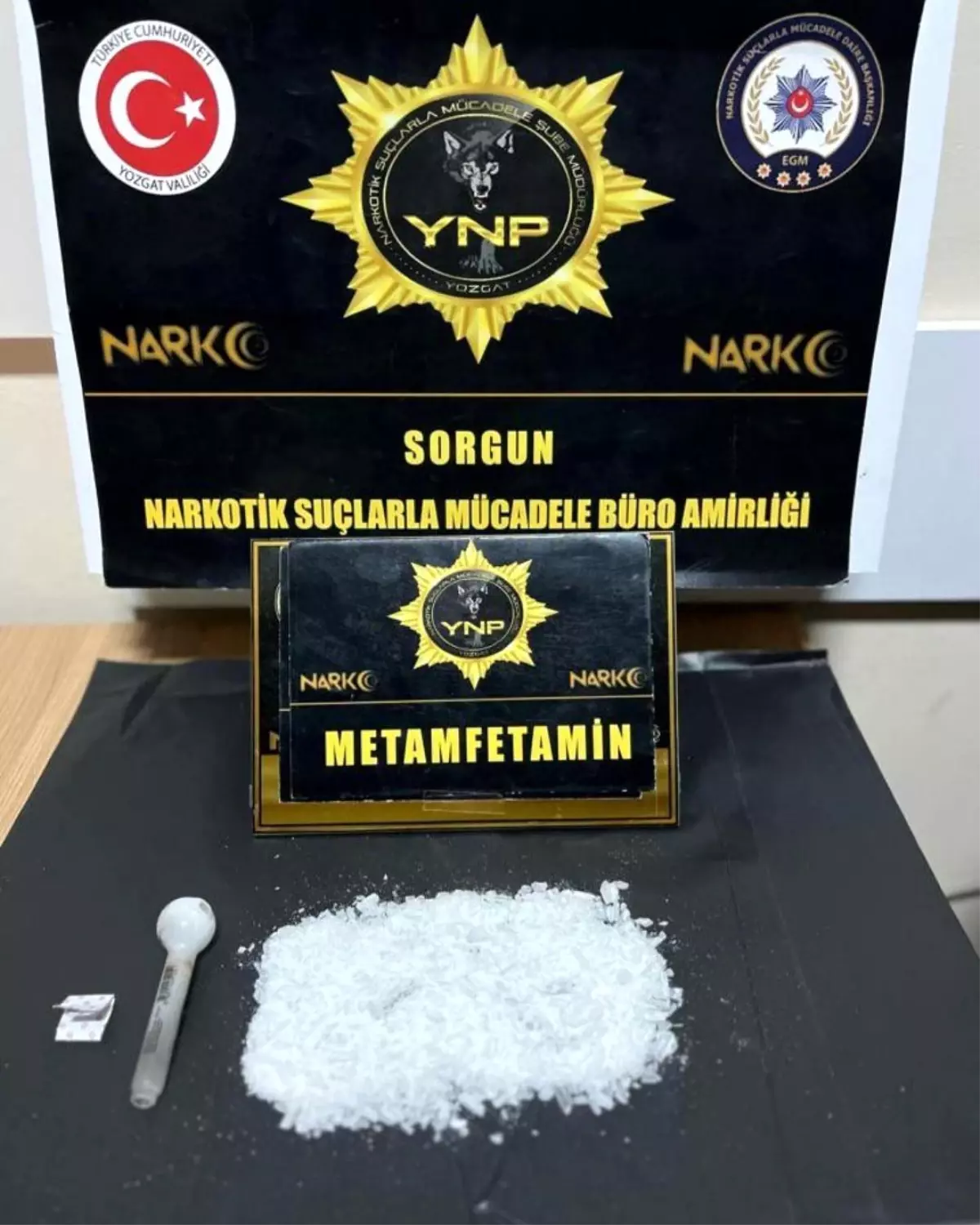 Yozgat’ta Metamfetamin Operasyonu: 52.80 Gram Ele Geçirildi