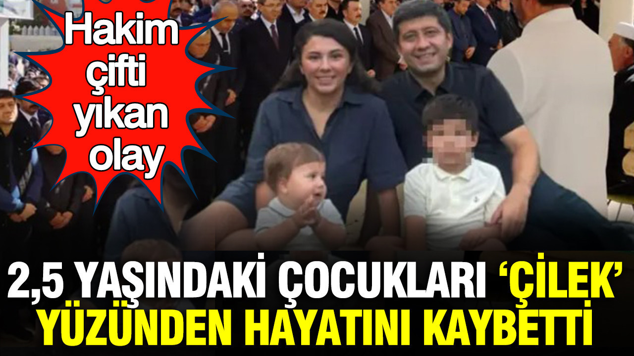 Hakim Ailenin Acı Kaybı: 2,5 Yaşındaki Çocukları Çilek Yüzünden Hayatını Kaybetti