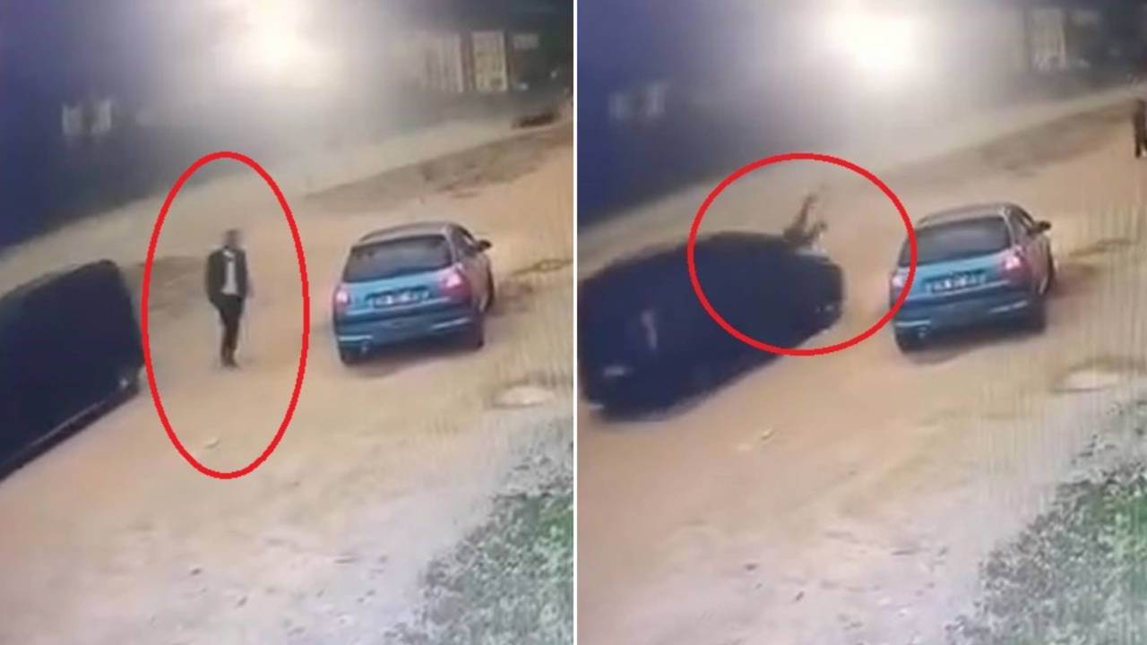 Kameralara Yansıdı: Husumetli Sürücü Kazadan Sonra Kaçtı