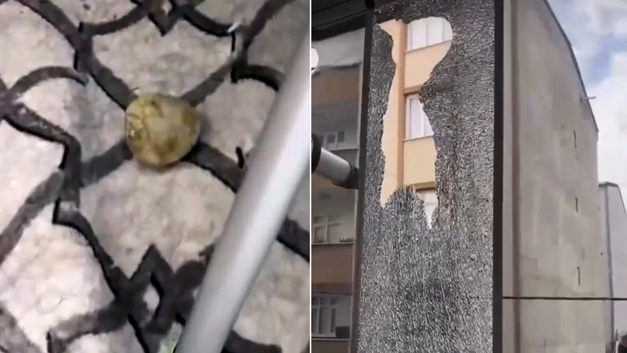 Taşla Kırılan Mutfak Camı: Şüpheli Karşı Komşu Çıktı, Olay Anı Kamerada